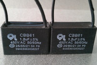 wholesale household electrical appliances electric fan parts 1.2UF/450V Capacitance Fan Motor Start capacitorin the Electrical life , Home Appliances Accessories , Fan/Ventilator Accessories category - from Buy2taobao.com to provide professional Taobao agent buy service