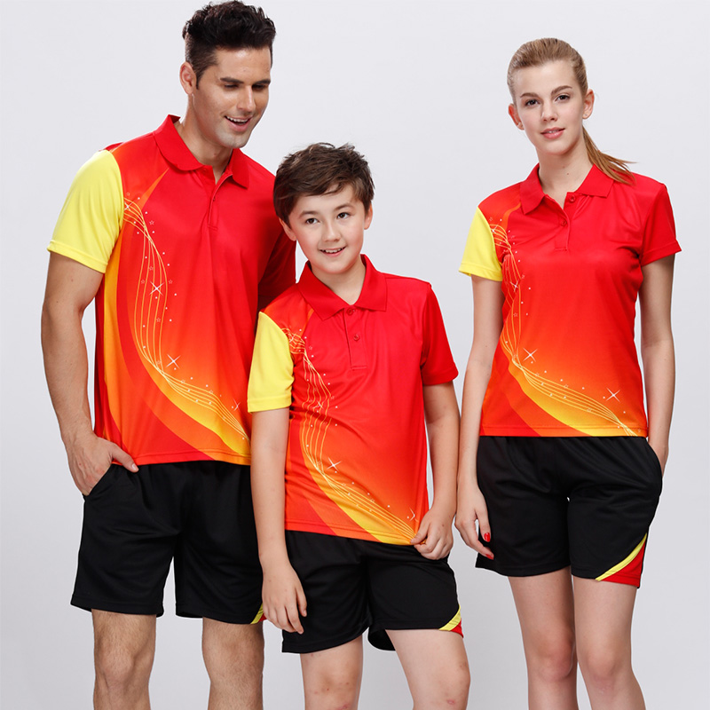 badminton suit men and women Short sleeved children Table tennis Training clothes lovers Badminton clothing Quick-drying breathablein the Sports/Yoga/Fitness/Fans supplies , Badminton , Badminton clothing category - from Buy2taobao.com to provide professional Taobao agent buy service