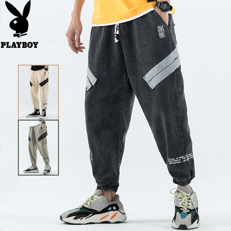 Dandy Hip hop Trend Haren pants Easy Chaopai Shawn Yue Overalls Guochao Casual pantsin the Men's clothing, Casual pants category - from Buy2taobao.com to provide professional Taobao agent buy service