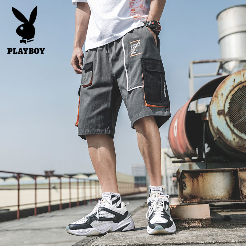 Dandy Multiple pockets Cargo Shorts Easy Chaopai Five point pants Ins trousers summer American style Pantsin the Men's clothing, Casual pants category - from Buy2taobao.com to provide professional Taobao agent buy service