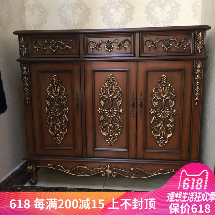 歐式鞋櫃實木美式門廳玄關櫃陽台兩三四門儲物櫃餐邊櫃子整裝客廳在類目 住宅傢俱, 櫃類, 鞋櫃中 - 來自Buy2taobao.com提供專業的淘寶代購服務