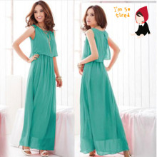 European and American bohemian seaside resort fairy skirt beach dress mopping the floor long skirt chiffon dress big yards