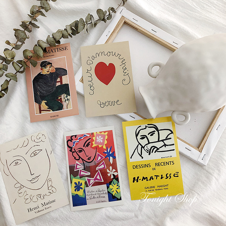 北欧简约冷淡风马蒂斯墙面家居装饰抽象派ins墙 卡片摆拍拍摄道具|ruв категории фестиваль товаров/подарок, открытки/карта - от Buy2taobao.com для оказания профессиональной услуги покупки агента Taobao