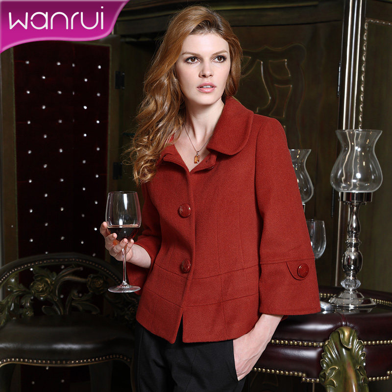 Core women's 2013 spring new product female Lady plus size Barret coat short coat female thick warm
