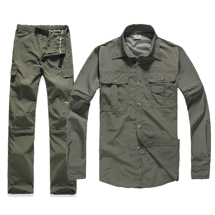 outdoors Speed suit suit Spring and summer Cropped Trousers Quick drying Leisure shirt Quick-drying pants Largein the Outdoor/Mountaineer/Camping/Travel Goods , Outdoor clothing , Quick-drying underwear , Quick-drying pants suit category - from Buy2taobao.com to provide professional Taobao agent buy service