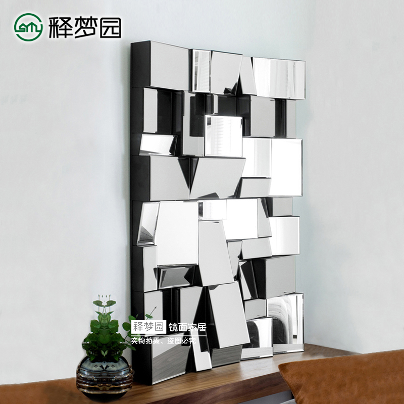 立体挂镜/装饰镜/玄关镜/浴室镜/穿衣镜/时尚镜子/化妆镜 M0522|ruв категории жилой мебели, зеркало класса, другие - от Buy2taobao.com для оказания профессиональной услуги покупки агента Taobao