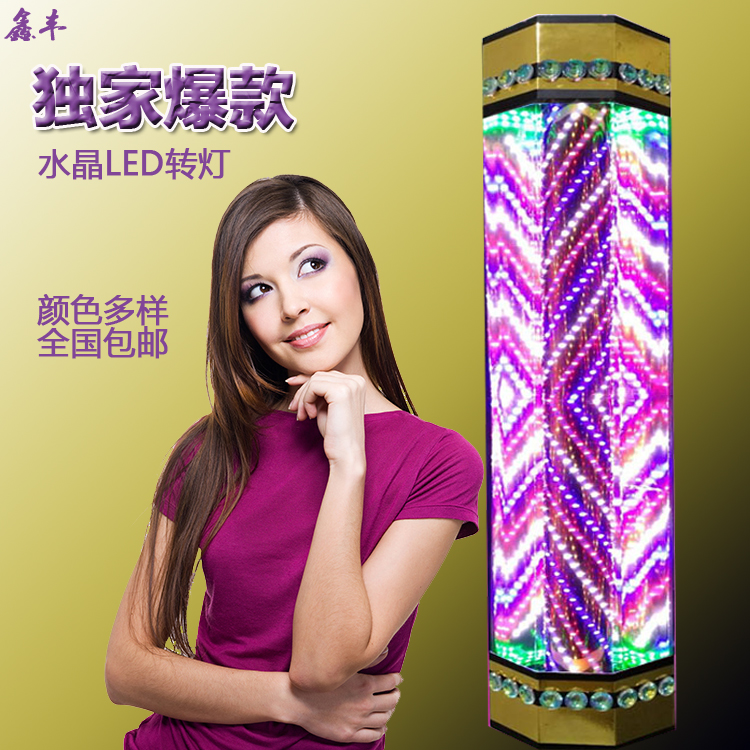 美发转灯新款 LED发廊用标志灯户外挂墙防水水晶超亮炫彩六角灯箱在类目 商业/办公家具, 发廊/美容家具, 美发转灯中 - 来自Buy2taobao.com提供专业的淘宝代购服务