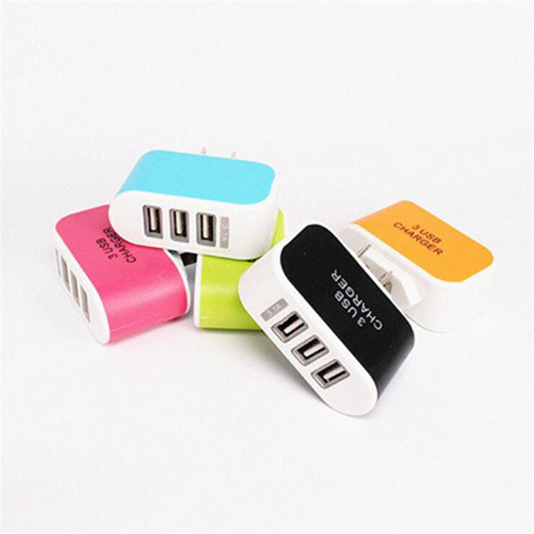 Luminous candy 3USB Charger mobile phone Tablet PC universal Charger Travel home originality Plugin the 3C Digital Accessories, Cell Phone Accessories , Mobile phone charger category - from Buy2taobao.com to provide professional Taobao agent buy service