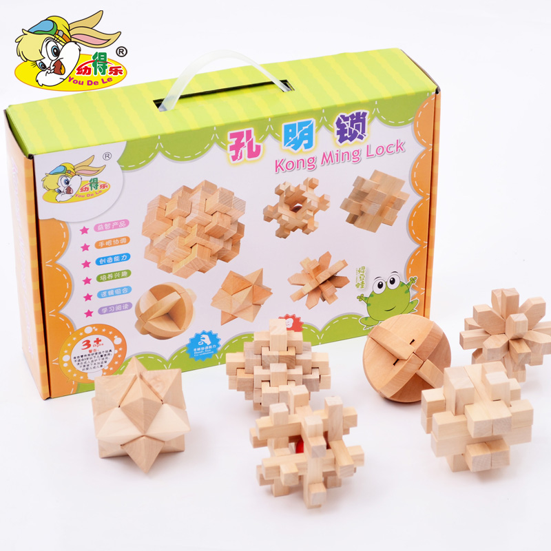 Large Kong Ming Lock Lubansuo Organ box Maze Unlock intelligence adult children Assemble Six piece set Puzzle Toysin the Toy/Childs/Puzzle/Building block/Model , Unlock/Maze/Cube/Intelligence toys , Unlock/Xie ring toys category - from Buy2taobao.com to provide professional Taobao agent buy service