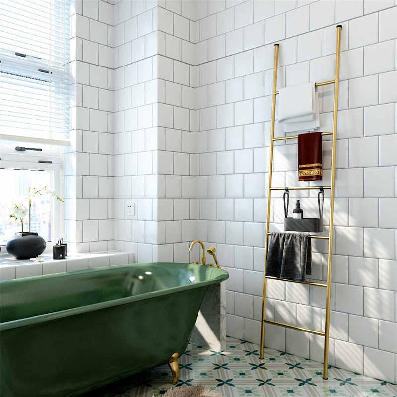 Northern Europe Iron art ladder Floor coat rack Wall Shelf Clothes hanger towel Towel rack decorate Decorationin the Decoration main material , Toiletries , Bathroom Hardware/Pendant , Towel rack/Towel rack category - from Buy2taobao.com to provide professional Taobao agent buy service
