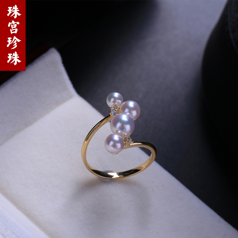 珠宮2019輕奢新品【晶瑩系列-ZG121038】日本海水Akoya珍珠戒指在類目 珠寶/鑽石/翡翠/黃金, 天然珍珠(新), 手飾中 - 來自Buy2taobao.com提供專業的淘寶代購服務