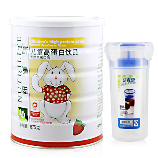  安利蛋白质粉 正品纽崔莱儿童高蛋白饮品 草莓味 国产安利蛋白粉