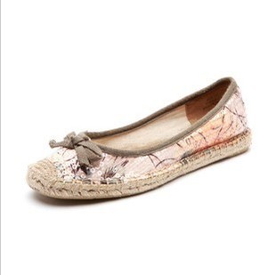  j&m快乐玛丽正品 春夏季新品时尚亮片麻底帆布鞋女鞋01009W