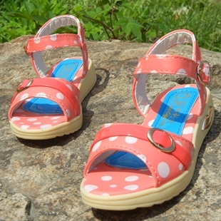  六一特价包邮夏季新款韩版欧美松郜厚底金属嘴儿童凉鞋女童鞋