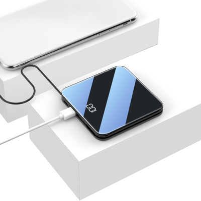 迷你快充20000毫安充电宝自带线超薄小巧便携大容量闪充蘋果小米华为手机专用冲移动电源石墨烯1000000超大量