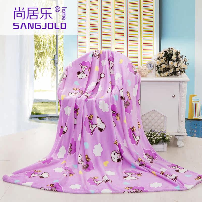 加厚珊瑚绒毛毯 单/双人法莱绒法兰绒毯子 卡通儿童盖毯 冬用床单