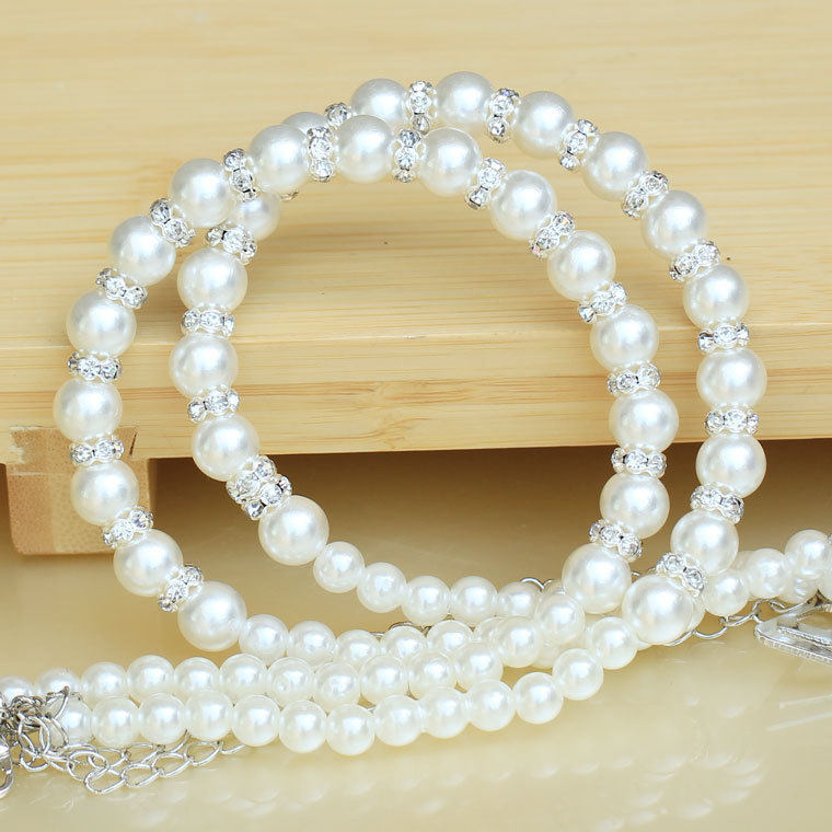 金属钻石肩带水钻肩带 水钻内衣<em>文胸</em>带 <em>珍珠</em>水