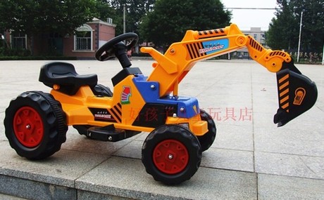 特价包邮 大型儿童电动车挖掘机 推土机可坐骑