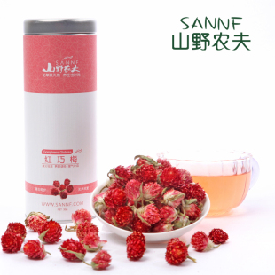  山野农夫 花草茶 特级红巧梅茶 梅花茶 30克/罐装 包邮