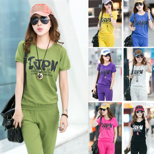 <em>首页</em>-2013新款<em>女装</em> 夏季短袖运动<em>套装</em>运动服 