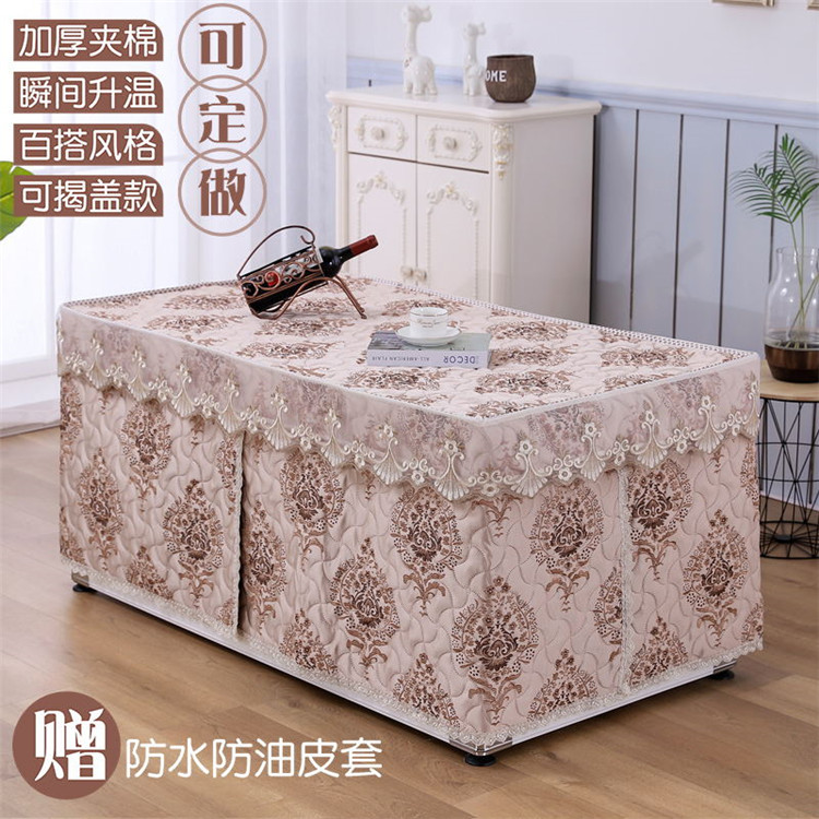电炉罩烤火罩新款茶几罩烤火桌罩取暖长方形电暖炉套麻将机罩烤火|ruв категории домашний ткань, пылезащитный защитного покрытия, микроволновой печи покрытия - от Buy2taobao.com для оказания профессиональной услуги покупки агента Taobao