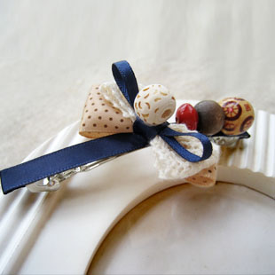 木珠与菩提蝴蝶结头...