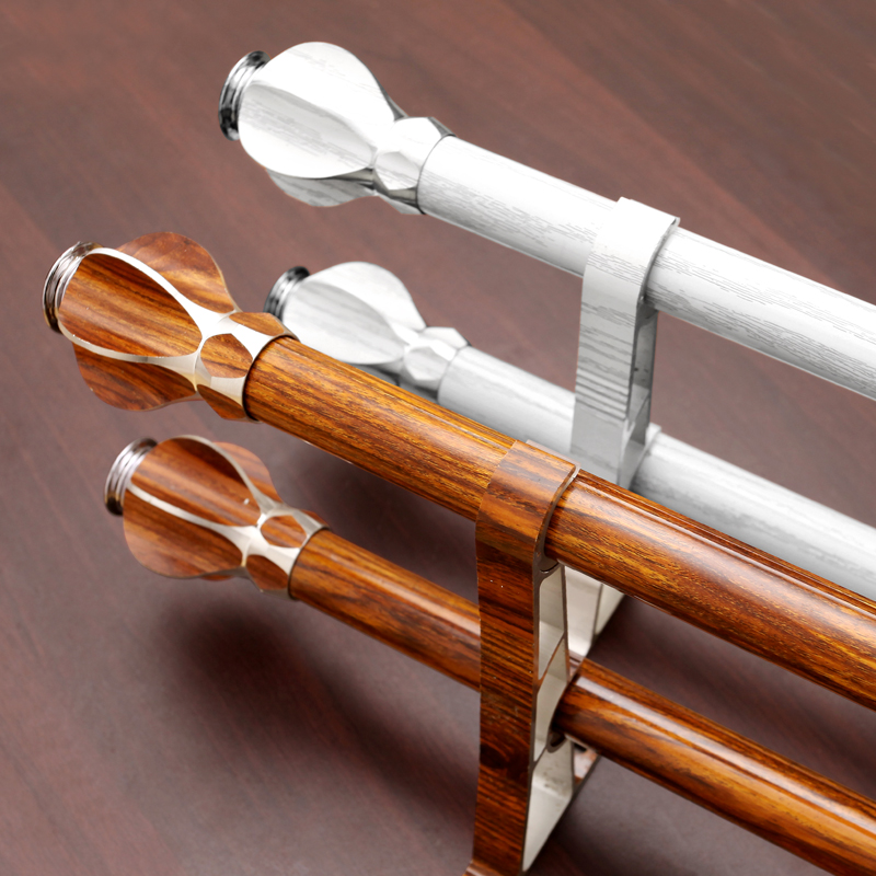 thickening aluminium alloy Rome bar Mute curtain rod Single pole Double pole Curtain track Pole Bracket partsin the Home Fabric , Curtains and curtain accessories , Accessories accessories , Curtain rods category - from Buy2taobao.com to provide professional Taobao agent buy service