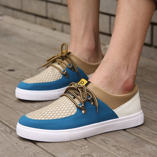  春季新款男士鞋时尚潮流透气男鞋 帆布鞋 男 韩版潮流板鞋子