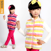 两件包邮秋款<em>童装马甲女</em>男童薄摇粒绒背心儿童