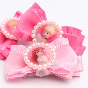  新!专柜正品迪士尼儿童头饰 公主发夹儿童饰品头饰发饰边夹2个装