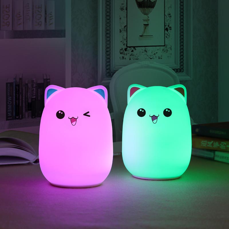 Colorful Silicone Light Pat Meng Meng Bedside Cartoon Nightlight A birthday present charge Mini Dream Rabbit lampin the Festive supplies/Gift , Light , Rabbit Lamp category - from Buy2taobao.com to provide professional Taobao agent buy service