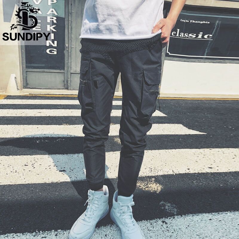 sundipy春秋男士韩版小脚时尚松紧腰口袋束脚修身潮流休闲长裤子在类目 男装, 休闲裤中 - 来自Buy2taobao.com提供专业的淘宝代购服务