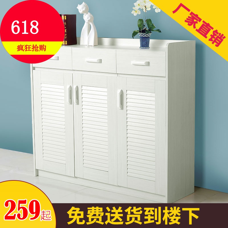 百叶门鞋柜简约现代门厅玄关收纳柜多层实木多功能家用阳台储物柜|ruв категории жилой мебели, кабинет, чистка - от Buy2taobao.com для оказания профессиональной услуги покупки агента Taobao