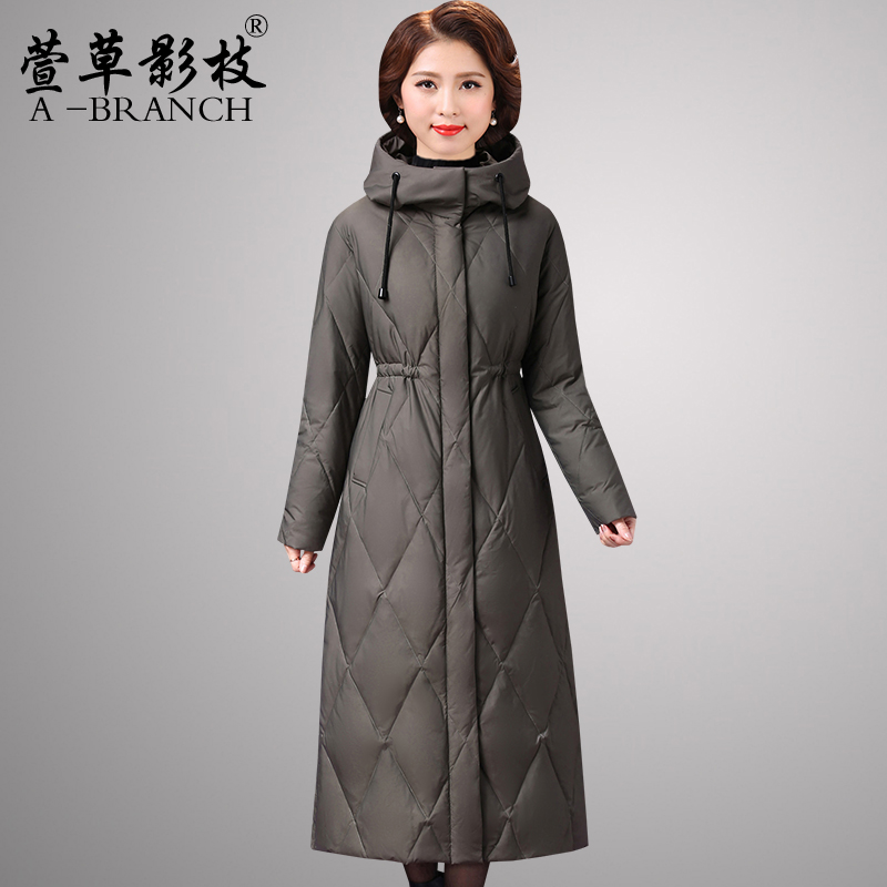 2019秋冬装新款中年外套狐狸毛领毛领羽绒服中老年长款过膝棉衣女|ruв категории Женская одежда, в пожилых женщин - от Buy2taobao.com для оказания профессиональной услуги покупки агента Taobao