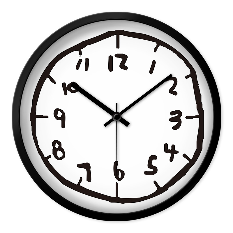 创意挂钟个性涂鸦北欧静音时钟可爱卡通卧室客厅家用装饰挂钟表在类目 家居饰品, 家居钟饰/闹钟, 挂钟中 - 来自Buy2taobao.com提供专业的淘宝代购服务