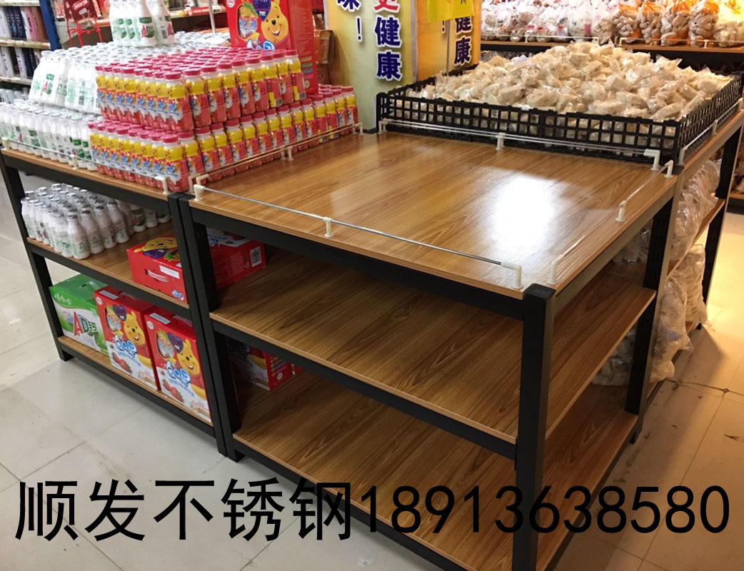 超市牛奶堆促销台展示架粮油堆特价台打堆头木质钢木货架|ruв категории коммерческий/офисная мебель, полки/витрина, Поощрение стойка/Поощрение машина - от Buy2taobao.com для оказания профессиональной услуги покупки агента Taobao