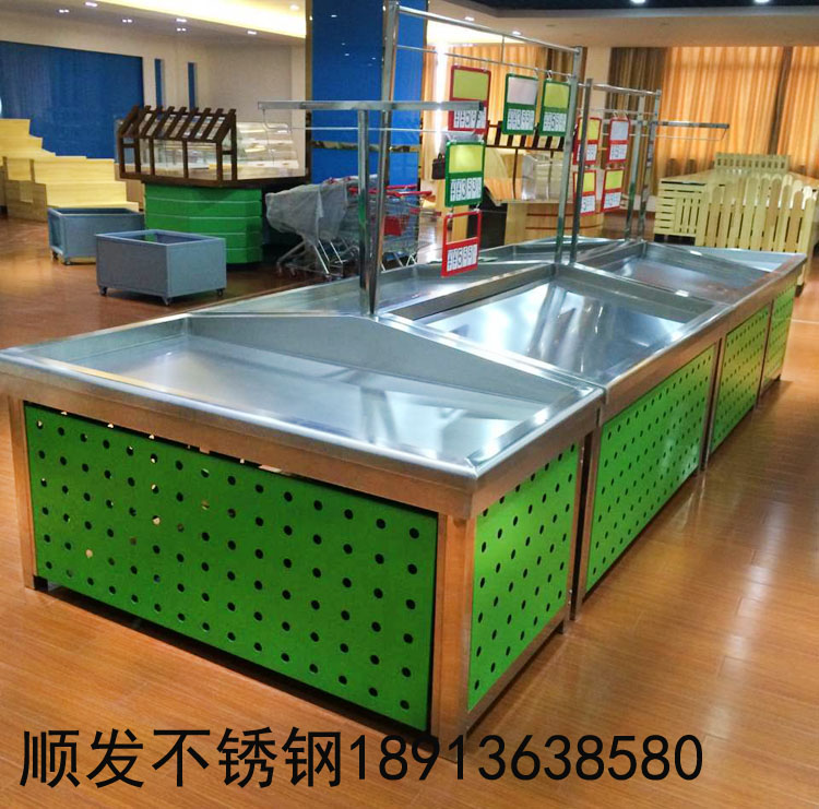 Chilled Stainless steel fruit Vegetables shelf Market supermarket Convenience Store Fruit shelf Nakajima Vegetable Rackin the Business/Office Furniture , Shelf/Showcase , Fruit stand category - from Buy2taobao.com to provide professional Taobao agent buy service