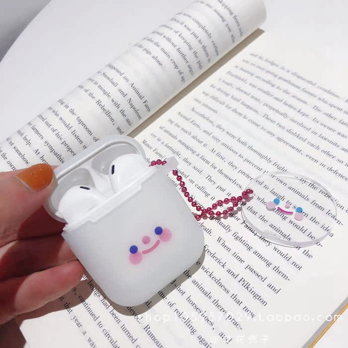 ins腮红可爱笑脸苹果airpods1蓝牙无线耳机套少女心保护套软壳2代|ruв категории Цифровые аксессуары, MP3/Mp4 аксессуары, наушники - от Buy2taobao.com для оказания профессиональной услуги покупки агента Taobao