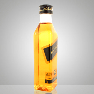  洋酒小酒版 酒伴 英国原装进口小酒 黑方威士忌 50ml 收藏正品