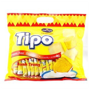  越南特产进口零食品正宗正品tipo白巧克力面包干饼干300g满包邮