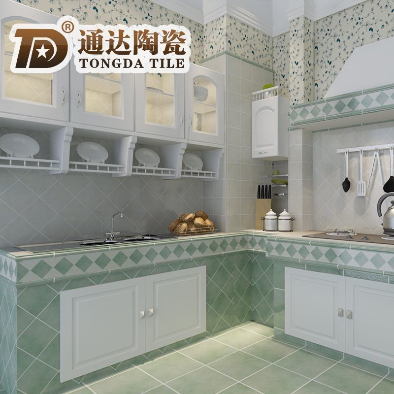 通达瓷砖仿古砖150x150水晶釉料小瓷砖卫生间墙砖地中海蓝色瓷砖|ruв категории награду материалов, керамическая плитка, старинного кирпича (включая культуры камень) - от Buy2taobao.com для оказания профессиональной услуги покупки агента Taobao