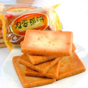  年货 白鹤铁板鸡蛋煎饼250g 湖南特产零食品 比面包干好吃N倍！