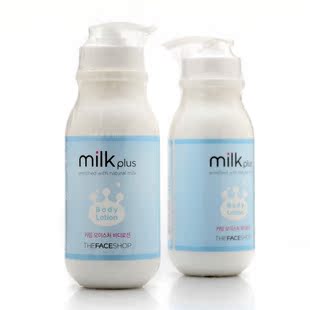  限时特价 The Face Shop牛奶美白身体乳液/滋润肤乳体乳