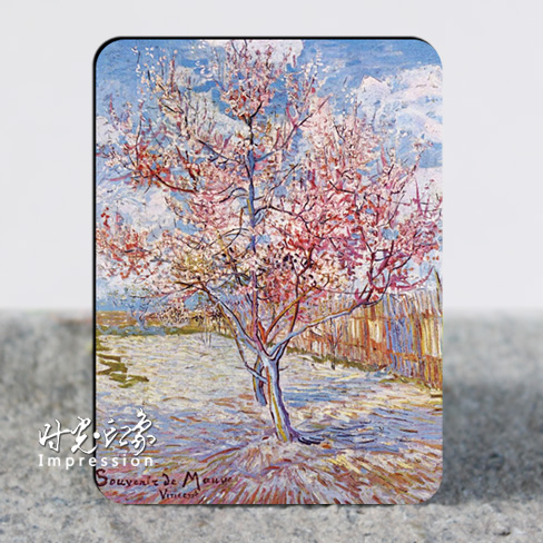 名家油画梵高作品 盛开的桃花 冰箱贴 创意个性订制各种磁贴磁铁|msdalam kategori bekalan perayaan/hadiah, produk budaya dan kreatif, Budaya dan kreatif magnet peti sejuk - dari Buy2taobao.com untuk memberikan perkhidmatan ejen Taobao profesional membeli