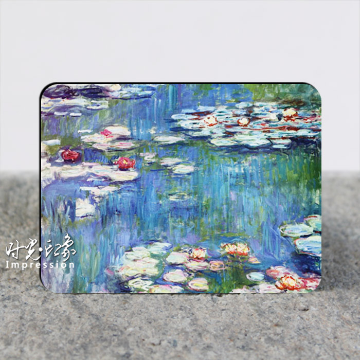 Monet Oil Painting works Water Lilies Creative Fridge Magnets environmental protection Exit Scenery decorate Home Furnishing Magnetic patch Buy 10 Send ain the Festive supplies/Gift , Cultural and creative products , Cultural and creative fridge magnet category - from Buy2taobao.com to provide professional Taobao agent buy service