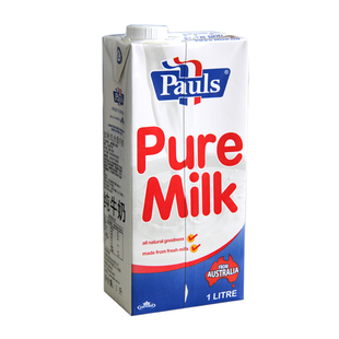  【天猫超市】澳大利亚原装进口 宝利氏（保利）全脂牛奶1L/瓶