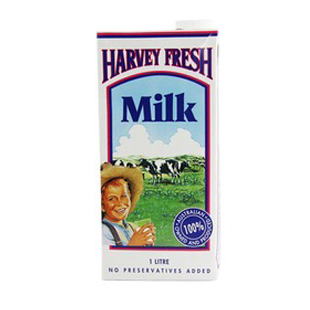  【天猫超市】澳大利亚哈维（HARVEY FRESH）全脂牛奶1L/盒