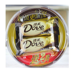  【天猫超市】德芙拼盘碗装 赠2片 牛奶/香浓黑/榛仁葡萄干290.5g