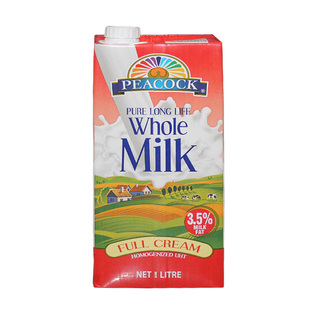  【天猫超市】德国进口牛奶 必喝德/Peacock全脂牛奶1L