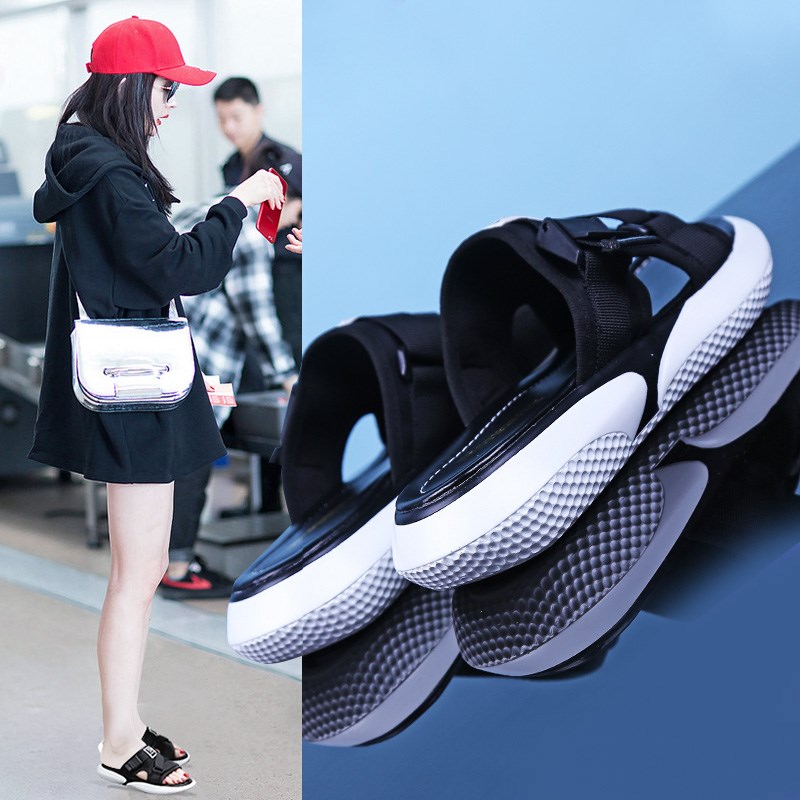 2019 slipper new pattern Korean Edition Versatile Student shoes The thickness of the bottom Flat bottom Fashion Network ins Cool towing tidein the Packing, Logistics packaging, Column bag category - from Buy2taobao.com to provide professional Taobao agent buy service
